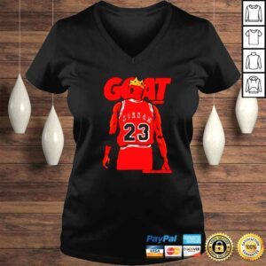 VLadies goat 23 Jordan king crow basketball shirt