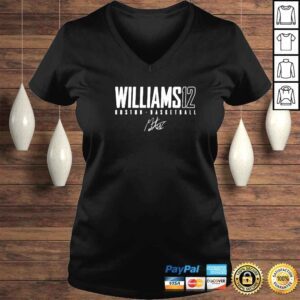 VLadies grant Williams Boston 12 basketball signature shirt