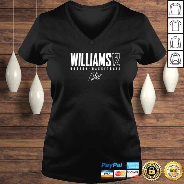 grant Williams Boston 12 basketball signature shirt - Image 2