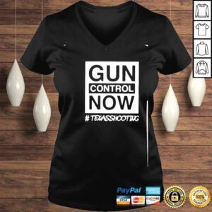 VLadies gun control now pray for Texas shirt