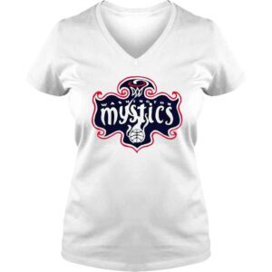 VLadies homage Mystics Logo Washington Mystics Shirt