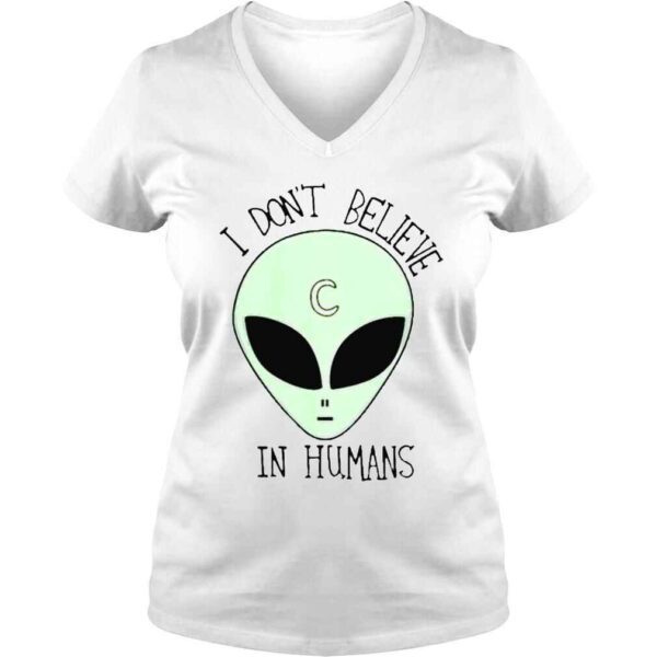 i dont believe in humans logo shirt - Image 2