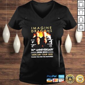 VLadies imagine Dragons 14th Anniversary 20082022 thank you for the memories Shirt