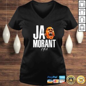 VLadies ja Morant Stacked head basketball signature shirt