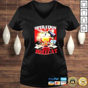 VLadies joe Biden and Donald Trump operation Hell cat tank and car shirt