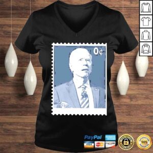 VLadies joe Biden stamp American flag shirt