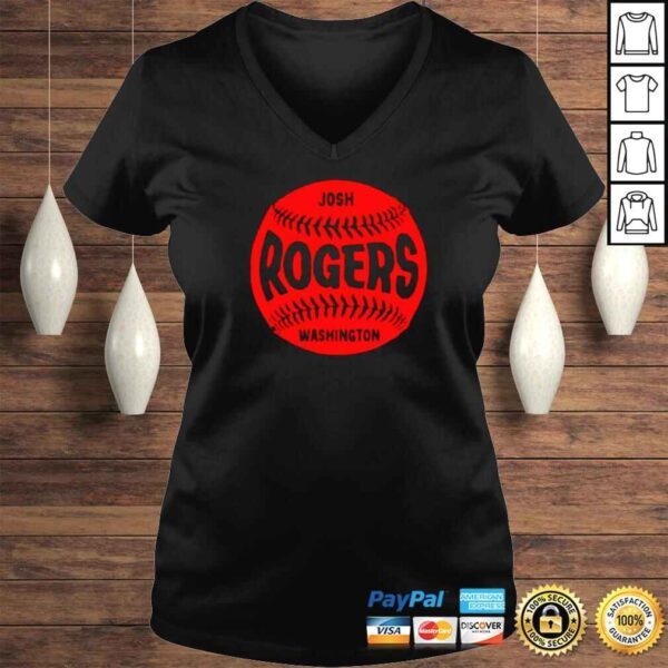 josh Rogers Washington baseball vintage shirt - Image 2