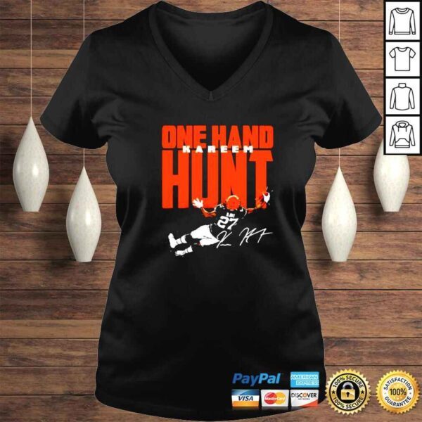 kareem Hunt One Hand Hunt rugby signature shirt - Image 2