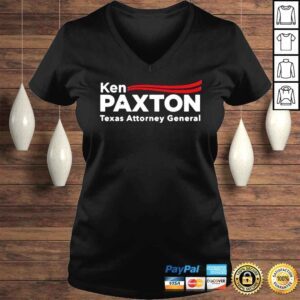 VLadies ken paxton Texas attorney general newsmax the latest gun massacre shirt