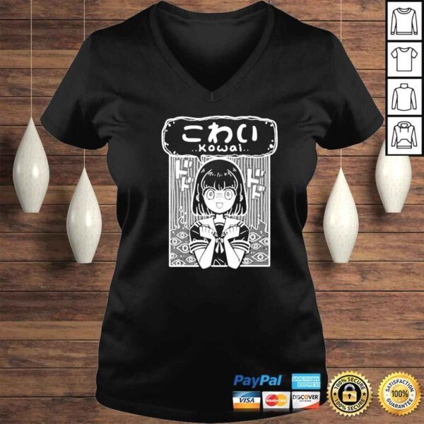 kowai Japanese horror scary anime shirt - Image 2