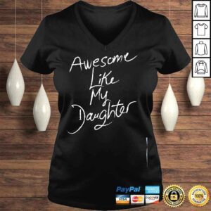 VLadies like my daughter vintage fathers day shirt