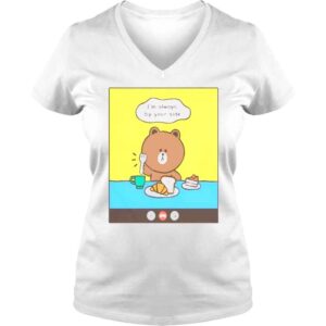 VLadies line friends brown Im always by your side sethipede shirt