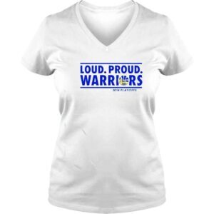 VLadies loud proud warriors Golden State Warriors shirt