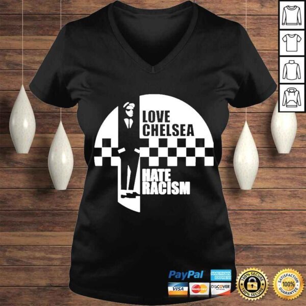 love Chelsea Hate Racism Tshirt - Image 2