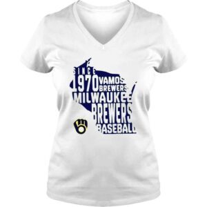 VLadies milwaukee brewers white hometown hot shot shirt