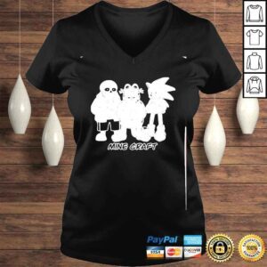 VLadies minecraft sans garfield sonic minecraft shirt