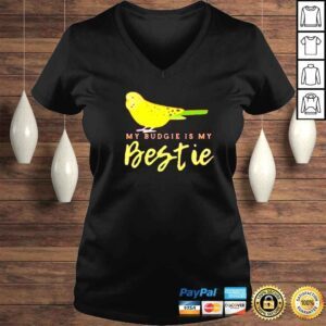 VLadies my budgie is my Bestie macaw shirt