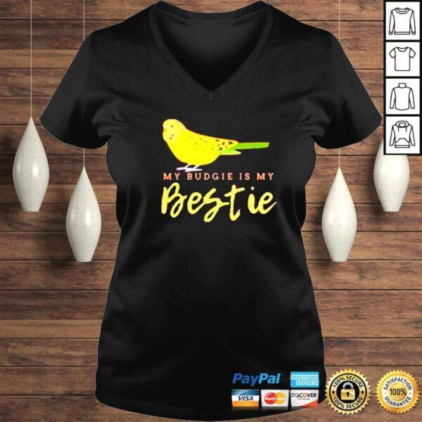 my budgie is my Bestie macaw shirt - Image 2