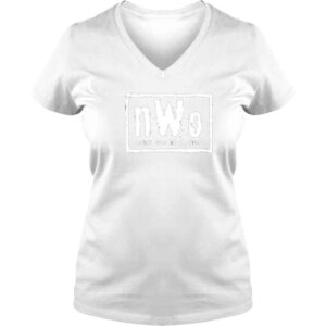 VLadies nWo new world order white logo shirt