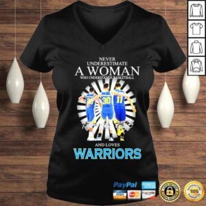 VLadies never underestimate a woman who understands basketball shirt