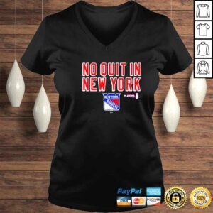 VLadies no Quit In New York Ranger shirt