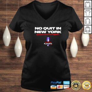 VLadies no Quit In New York Rangers Playoff shirt