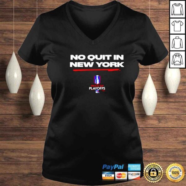 no Quit In New York Rangers Playoff shirt - Image 2