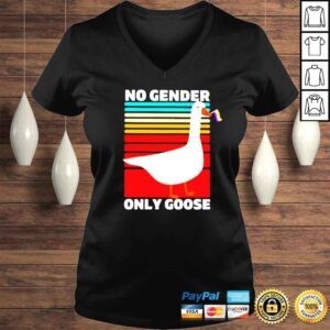 VLadies no gender only goose pride month shirt