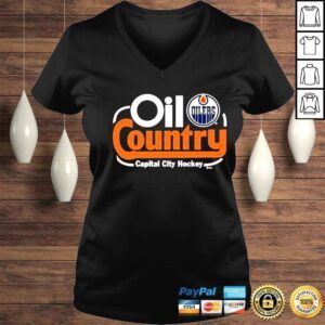 VLadies oil country nhl shirt