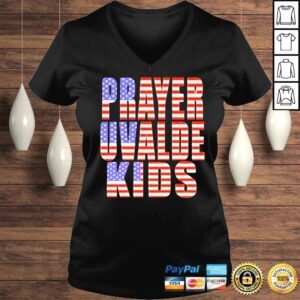 VLadies pray For Uvalde Texas Kids US Flag Vintage TShirt