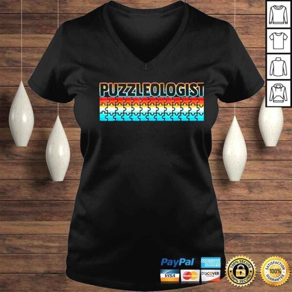 puzzleologist puzzle piece lover puzzler shirt - Image 2