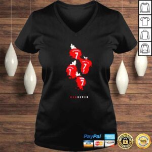 VLadies red seven Manchester United shirt