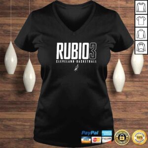 VLadies ricky Rubio Cleveland 3 basketball signature shirt