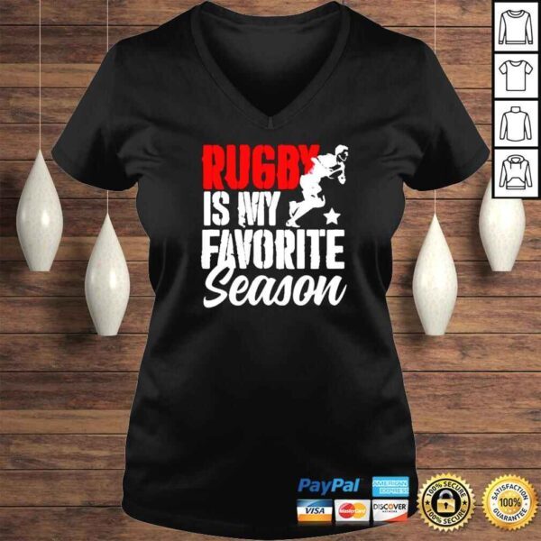 rugby is my favorite season star classic shirt - Image 2