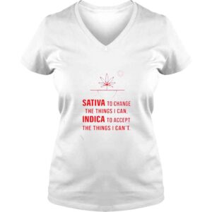 VLadies sativa to change the things I can Indica to accept shirt