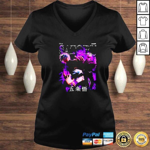 satoru Gojo Anime lightning shirt - Image 2