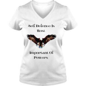 VLadies self defense is most important of powers shirt