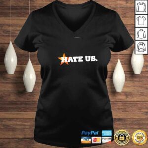 VLadies selling hate us astros shirt