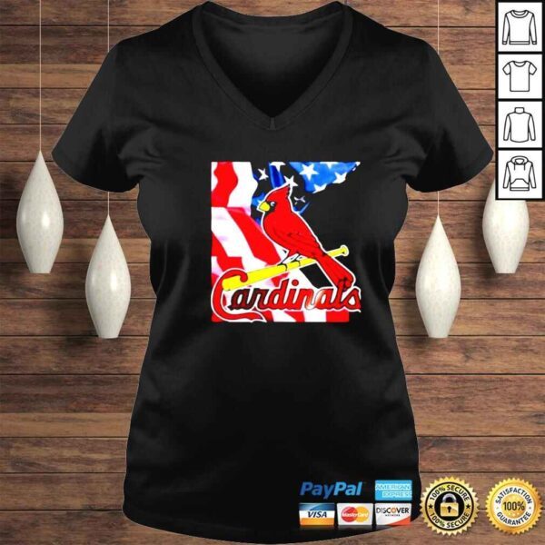 st Louis Cardinals America Flag shirt - Image 2