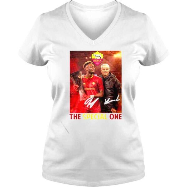 tammy Abraham and Jos� Mourinho the special one signatures shirt - Image 2