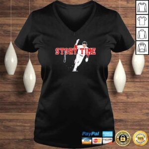 VLadies trevor story time baseball shirt