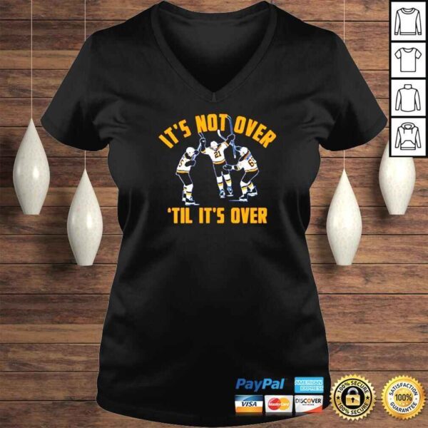 tyler Bozak its not over til its over hockey shirt - Image 2