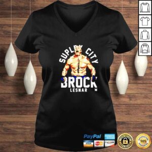 VLadies wWE Brock Lesnar Supley city cartoon shirt