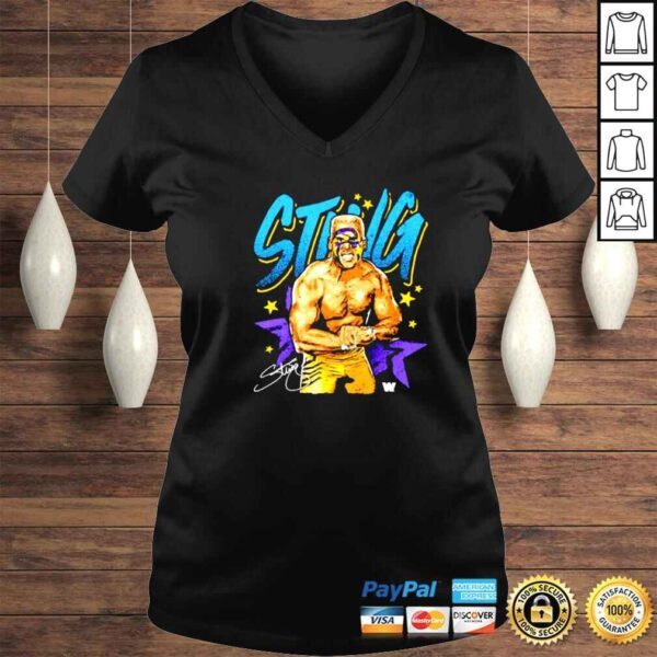 wWE Sting Old School star signature shirt - Image 2