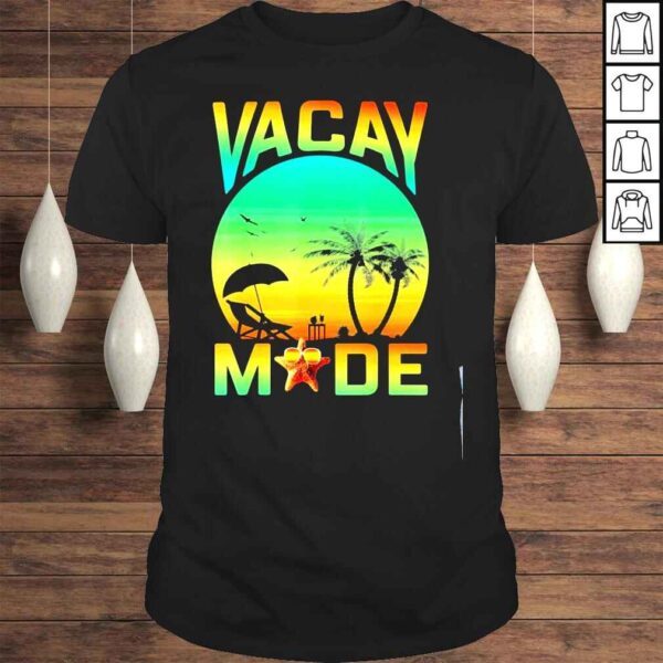 Vacay mode starfish funny family vacation shirt