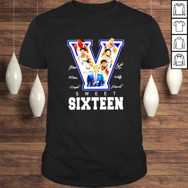 Villanova Wildcats Sweet Sixteen Signatures shirt