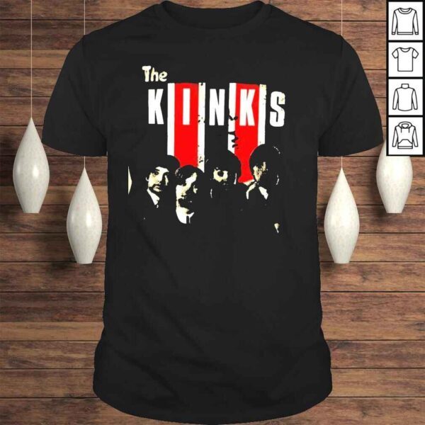 Vintage band english rock the kinks band Tshirt