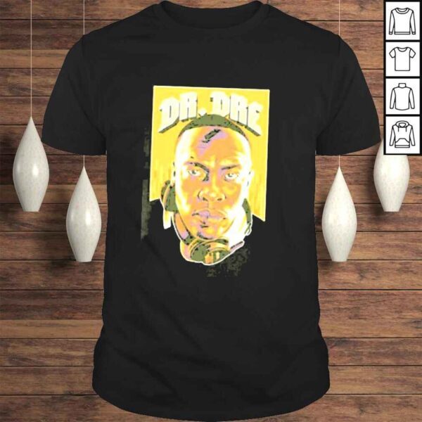 Vintage drdre wear headphones rapper shirt