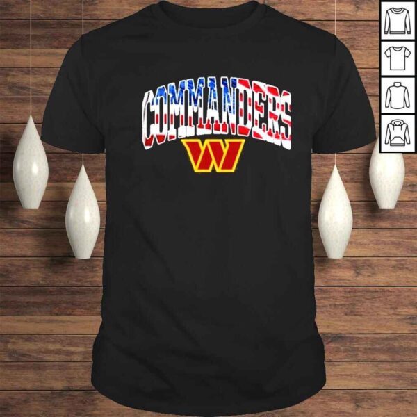 Washington Commanders 2022 Logo Team Banner Wave Shirt