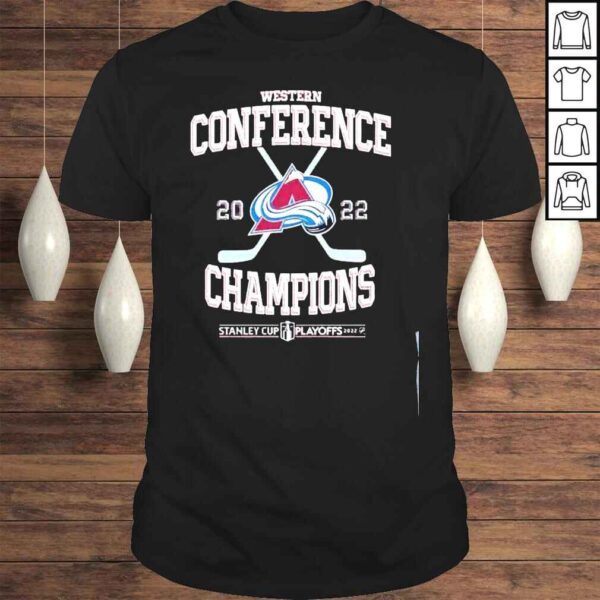 Western conference 2022 Colorado avalanche champions stanley cup playoff shirt